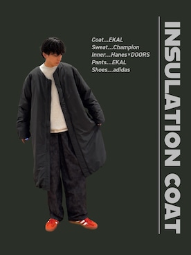 「アイテム（その他アウター）」を使った、Imuさん（メンズ・177cm・20代）の秋コーディネート