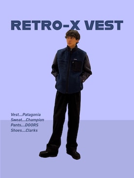 「アイテム（ベスト）」を使った、Imuさん（メンズ・177cm・20代）の秋コーディネート