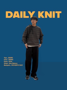 「アイテム（バックパック/リュック）」を使った、Imuさん（メンズ・177cm）の秋コーディネート