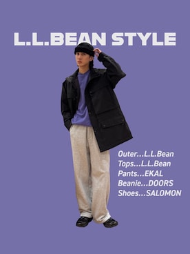 「EKAL（エカル）のアイテム」を使った、Imuさん（メンズ・177cm）の冬コーディネート