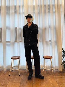 「アイテム（バンダナ/スカーフ）」を使った、Imuさん（メンズ・177cm）の夏コーディネート