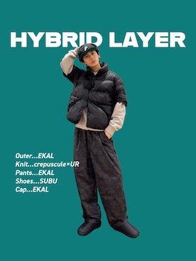 「アイテム（ダウンジャケット/コート）」を使った、Imuさん（メンズ・177cm・20代）の秋コーディネート