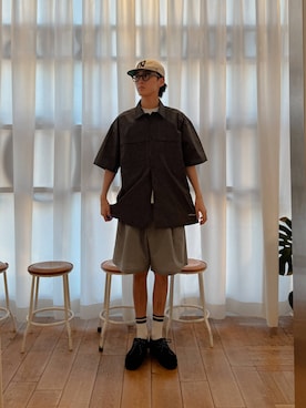 「アイテム（レッグウェア）」を使った、Imuさん（メンズ・177cm）の夏コーディネート