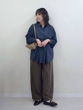 「アイテム（スラックス）」を使った、nonさん（レディース・166cm・40代）の夏コーディネート