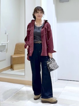 「アイテム（タンクトップ）」を使った、nonさん（レディース・166cm・40代）の秋コーディネート