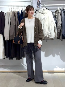 「アイテム（その他トップス）」を使った、nonさん（レディース・166cm）の秋コーディネート