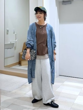 「アイテム（パンツ）」を使った、nonさん（レディース・166cm・40代）の夏コーディネート