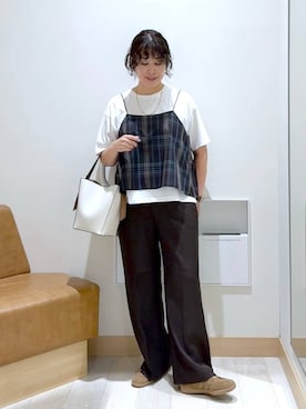 「アイテム（キャミソール）」を使った、nonさん（レディース・166cm・40代）の秋コーディネート