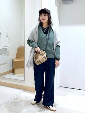 「アイテム（マフラー）」を使った、nonさん（レディース・166cm・40代）の秋コーディネート