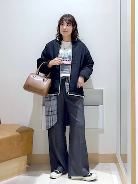 「アイテム（スウェット）」を使った、nonさん（レディース・166cm・40代）の秋コーディネート