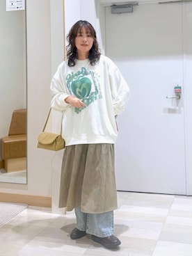 「GLOBAL WORK（グローバルワーク）のアイテム（ワンピース/ドレス）」を使った、nonさん（レディース・166cm）の春コーディネート