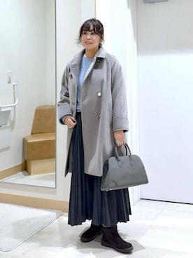 「アイテム（ヘアアクセサリー）」を使った、nonさん（レディース・166cm・40代）の秋コーディネート