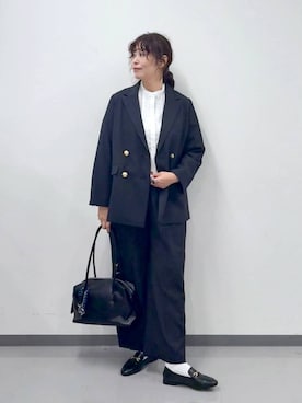 「GLOBAL WORK（グローバルワーク）のアイテム（パンツ）」を使った、nonさん（レディース・166cm）の春コーディネート