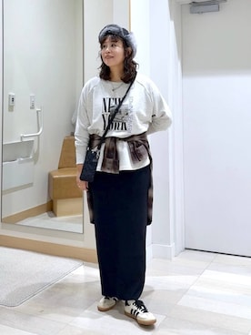 「アイテム（PC・スマホグッズ/家電）」を使った、nonさん（レディース・166cm）の冬コーディネート