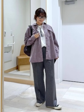 「アイテム（アクセサリー）」を使った、nonさん（レディース・166cm・40代）の秋コーディネート