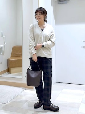 「アイテム（ヘアゴム）」を使った、nonさん（レディース・166cm）の秋コーディネート