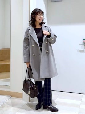 「アイテム（パンプス）」を使った、nonさん（レディース・166cm・40代）の秋コーディネート