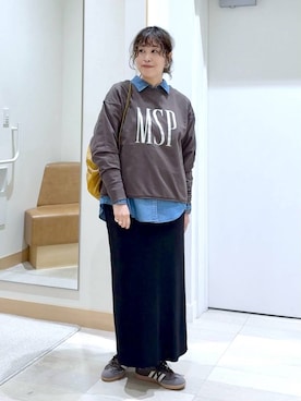 「アイテム（スウェット）」を使った、nonさん（レディース・166cm・40代）の秋コーディネート