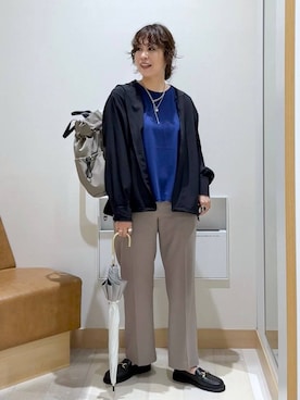 「GLOBAL WORK（グローバルワーク）のアイテム（ジャケット/アウター）」を使った、nonさん（レディース・166cm）の夏コーディネート