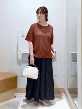 「アイテム（ショルダーバッグ）」を使った、nonさん（レディース・166cm・40代）の夏コーディネート
