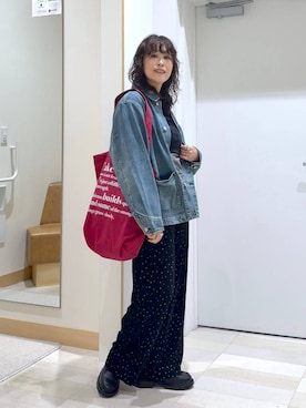 「GLOBAL WORK（グローバルワーク）のアイテム（ジャケット/アウター）」を使った、nonさん（レディース・166cm）の秋コーディネート