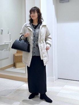 「アイテム（ワンピース）」を使った、nonさん（レディース・166cm・40代）の秋コーディネート