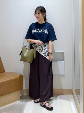「アイテム（ヘアアクセサリー）」を使った、nonさん（レディース・166cm）の夏コーディネート