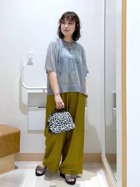 「アイテム（ショルダーバッグ）」を使った、nonさん（レディース・166cm・40代）の夏コーディネート
