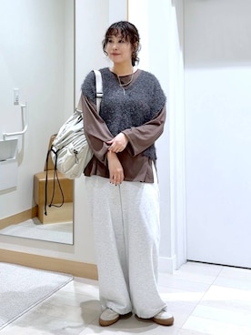 「アイテム（ヘアゴム）」を使った、nonさん（レディース・166cm・40代）の秋コーディネート