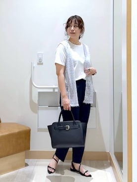 「アイテム（リング）」を使った、nonさん（レディース・166cm・40代）の秋コーディネート
