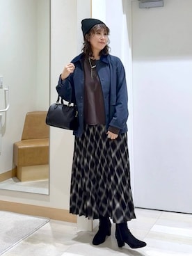 「アイテム（スウェット）」を使った、nonさん（レディース・166cm・40代）の秋コーディネート