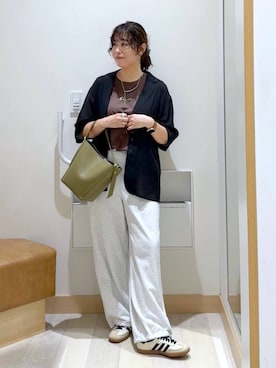 「アイテム（ヘアアクセサリー）」を使った、nonさん（レディース・166cm）の夏コーディネート