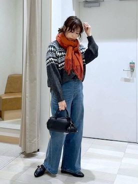 「アイテム（ハンドバッグ）」を使った、nonさん（レディース・166cm・40代）の冬コーディネート