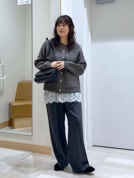 「GLOBAL WORK（グローバルワーク）のアイテム（バッグ）」を使った、nonさん（レディース・166cm）の秋コーディネート