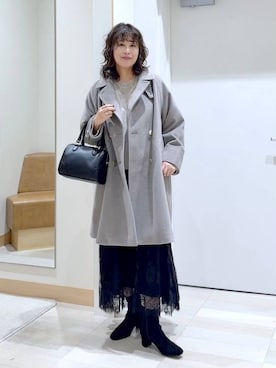 「アイテム（ワンピース）」を使った、nonさん（レディース・166cm・40代）の秋コーディネート