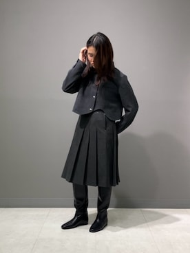 「KBF（ケイビーエフ）のアイテム（ジャケット/アウター）」を使った、sakasaka0222さん（レディース・160cm）の秋コーディネート