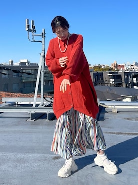「AS KNOW AS plus（アズノゥアズプラス）のアイテム（シューズ）」を使った、yamanemakiさん（レディース・159cm）の春コーディネート