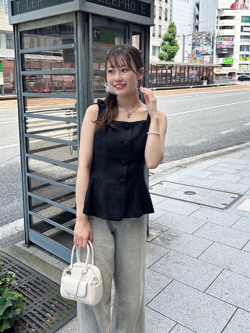 Paloma wool チュールピアス オリーブグリーン チュール リボン Paloma wool チュールピアス オリーブグリーン チュール リボン