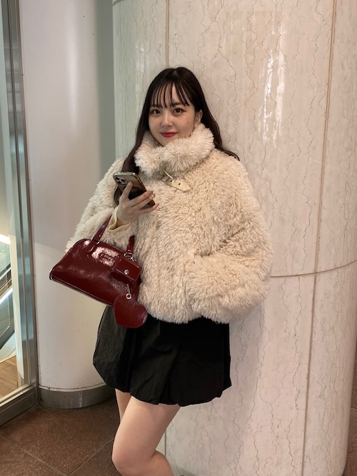 chico チコ プードルコート ブラウン WEB限定/REVIVAL】プードルコート