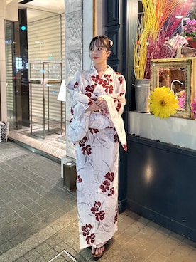 「骨格ストレート」｜「アイテム（財布/小物）」を使った、sayaさん（レディース・158cm）の夏コーディネート