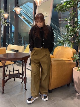 「MIDIUMISOLID（ミディウミソリッド）のアイテム」を使った、satsukiさん（レディース・157cm）の春コーディネート