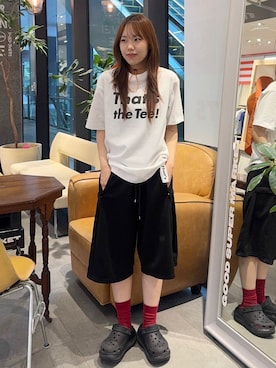 「ここでしか手に入らない別注アイテム」｜satsukiさん（レディース・157cm）の夏コーディネート
