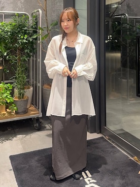 「ここでしか手に入らない別注アイテム」｜satsukiさん（レディース・157cm）の夏コーディネート