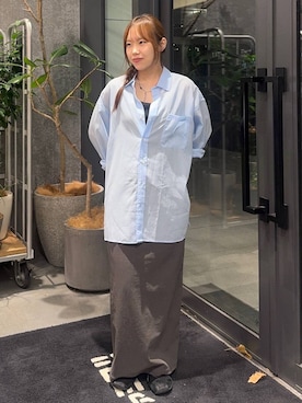 「アイテム（キャミソール）」を使った、satsukiさん（レディース・157cm）の夏コーディネート