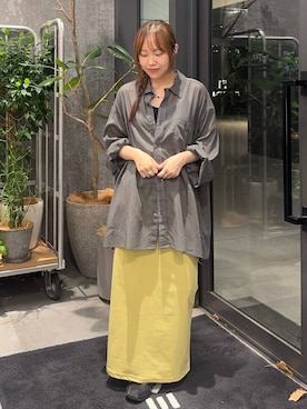 「ここでしか手に入らない別注アイテム」｜satsukiさん（レディース・157cm）の夏コーディネート