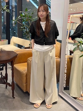 「ここでしか手に入らない別注アイテム」｜satsukiさん（レディース・157cm）の夏コーディネート