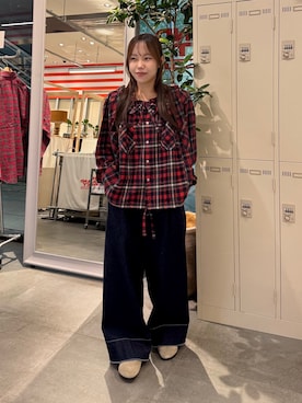 「秋のシャツ着こなし術」｜satsukiさん（レディース・157cm）の秋コーディネート