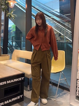 「MIDIUMISOLID（ミディウミソリッド）のアイテム」を使った、satsukiさん（レディース・157cm）の春コーディネート