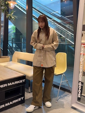 「MIDIUMISOLID（ミディウミソリッド）のアイテム」を使った、satsukiさん（レディース・157cm）の春コーディネート