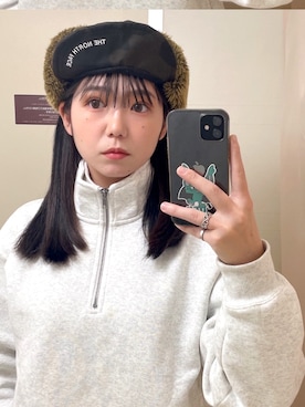 「アイテム（スウェット）」を使った、hirona0109さん（レディース・160cm・20代）の春コーディネート